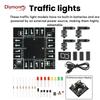Умный светофор DC 5V DIY Kit Образовательная игрушка Сигнальный свет Практика пайки Особенности Светодиодный цифровой дисплей Micro USB
