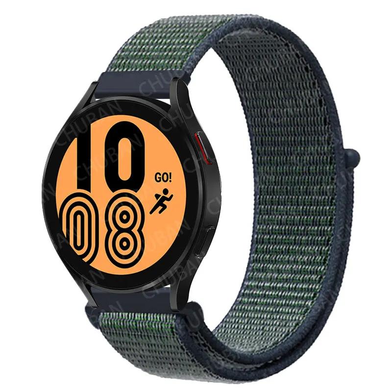 Nylon Loop For Samsung Galaxy Watch 6 5 Pro/4/classic/gear S3 Frontier/active Sport Bracelet Huawei Watch Gt2 3 22mm 20mm Strap