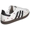 adidas Samba OG белые цветочные вышитые женские кроссовки IF4398