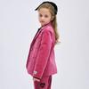 [mardimercredi] ДЕТСКАЯ ВЕЛЮРОВАЯ КУРТКА ALUMNI CLASSIQUE_РОЗОВАЯ