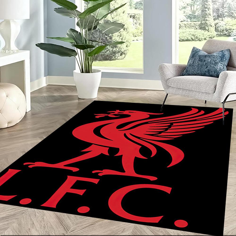 Liverpool Football Club Floor Rug Office Rug Design For Decorate Room Hallway Game Room Foyer Antislip Rug Decorate Offices