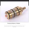 Термостатический картридж для душа с латунным клапанным сердечником для легкой установки и стабильного контроля температуры, золотой цвет