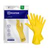 Rubber Gloves Household Yellow Latex Ideall Yellow 1 Pair