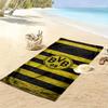 Borussia Print Beach Towel, Large Soft Quick Dry Towel for Beach Camping Swimming
