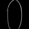 Mare di mari Signature M Logo Pearl Long Necklace White
