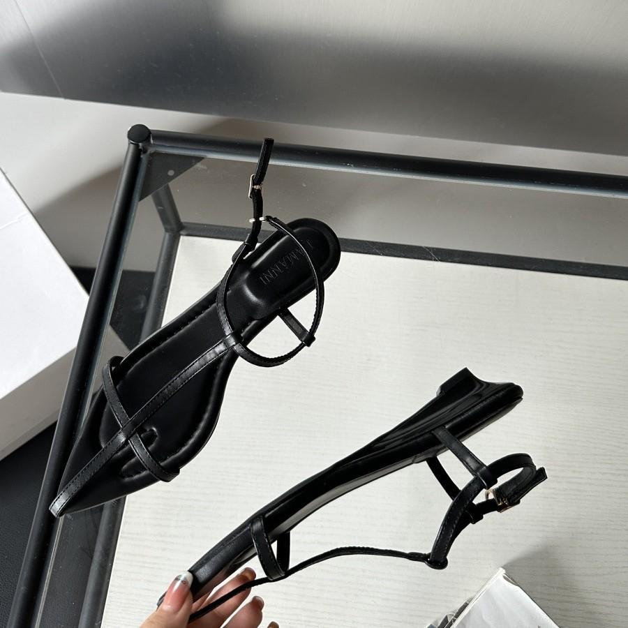 Spot sandals women's 2025 new summer same style thin heel buckle high heels sandals sexy open toes