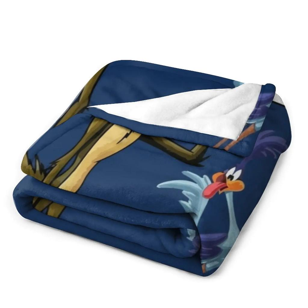 Одеяло Roadrunner и El Coyote Throw Одеяло Пушистое Мягчайшее Одеяло