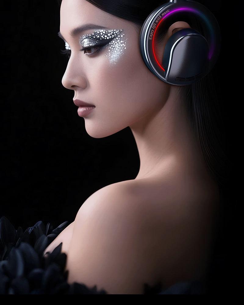 Беспроводные полноразмерные Bluetooth-наушники B16 с шумоподавлением, мощным басом и складным микрофоном для игр