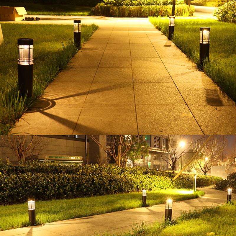 Пакет солнечных садовых дорожек, наружное светодиодное освещение, заземляющий столбик, светильник для патио, садов, дорожек, газонов, дворов