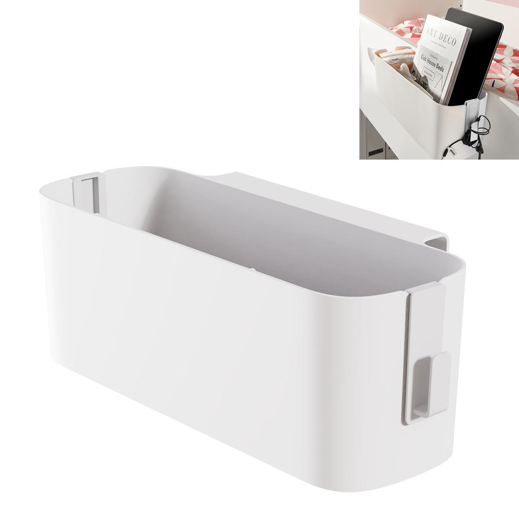 Hanging Bed Organiser Storage Basket Bed Hanger With Detachable Hooks For Book Magazine Toy Mobile Phone
