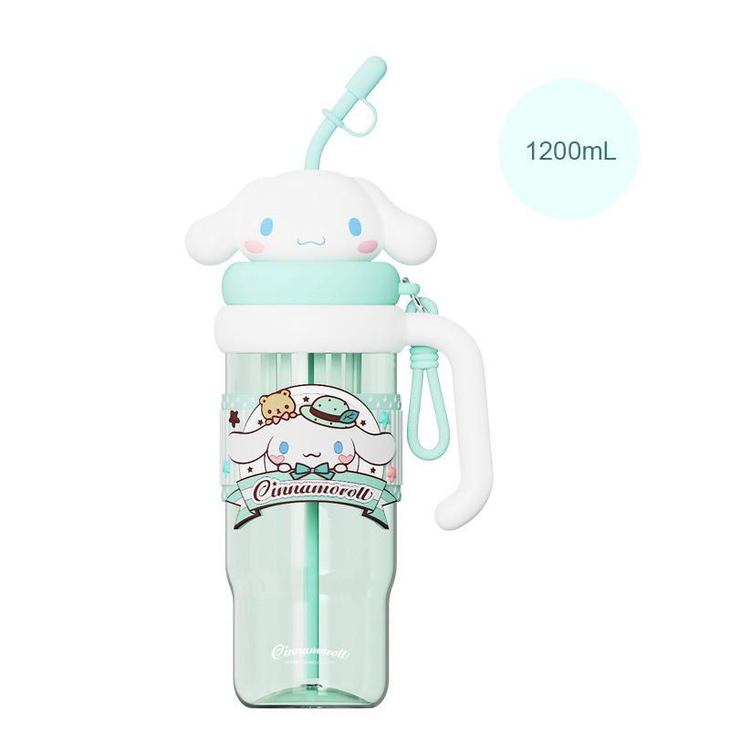 X&W Sanrio 650/1200 мл Стакан-термос Hello Kitty для льда Студенческая кружка с трубочкой и ситечком для чая Летние портативные спортивные бутылки для воды