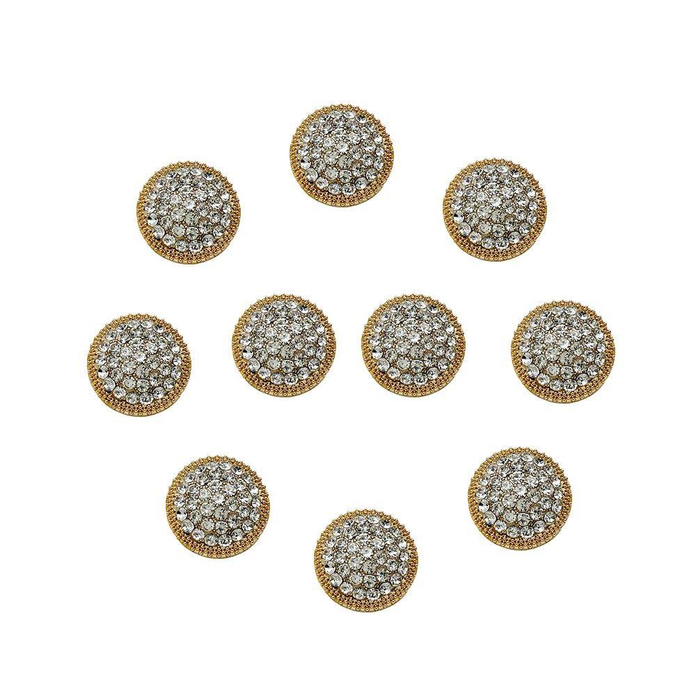 Fashion Clothing Decoration DIY Sewing Button Shirt Buttons Metal Rhinestone Buttons Needlework