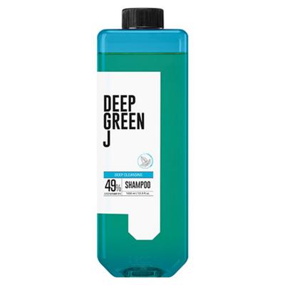 J.Sup Deep Green J Шампунь от выпадения волос для жирных волос с охлаждающим эффектом, с чайным деревом, 1 л, 1 шт.