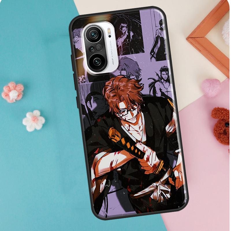 Чехол с аниме «Сосуке Айзен Блич» для POCO M3 M4 F1 F2 F3 X4 GT X3 Pro, чехол для Xiaomi 11T 10T 12 Pro 12X Mi 11 Lite