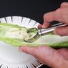 Нержавеющая сталь Арбузный нож Фруктовая ложка Дынерезка Многофункциональный инструмент для нарезки фруктов для ровной нарезки арбуза Портативный нож для дыни