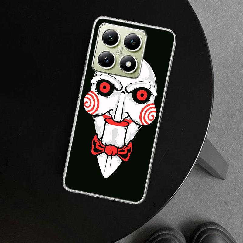 The Jigsaw Killer Horror Phone Case Cover for Xiaomi Redmi Note 15 14 13 12 11 Pro Plus 14S 12S 11S 11T 11E 10S 10 Customized Fu