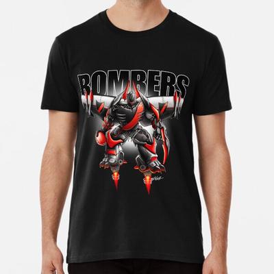 Талисман Essendon Bombers - Оригинальный рисунок от S до 5XL Сделано в Австралии/США Футболка