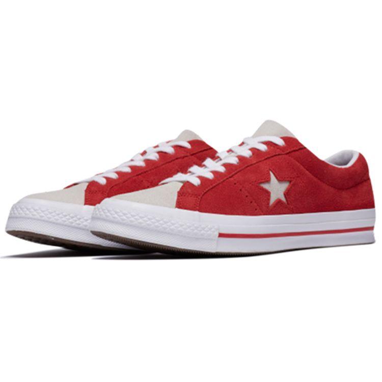 Converse Кеды One Star Fashion Casual с низким верхом из парусины, унисекс, красные 161549C