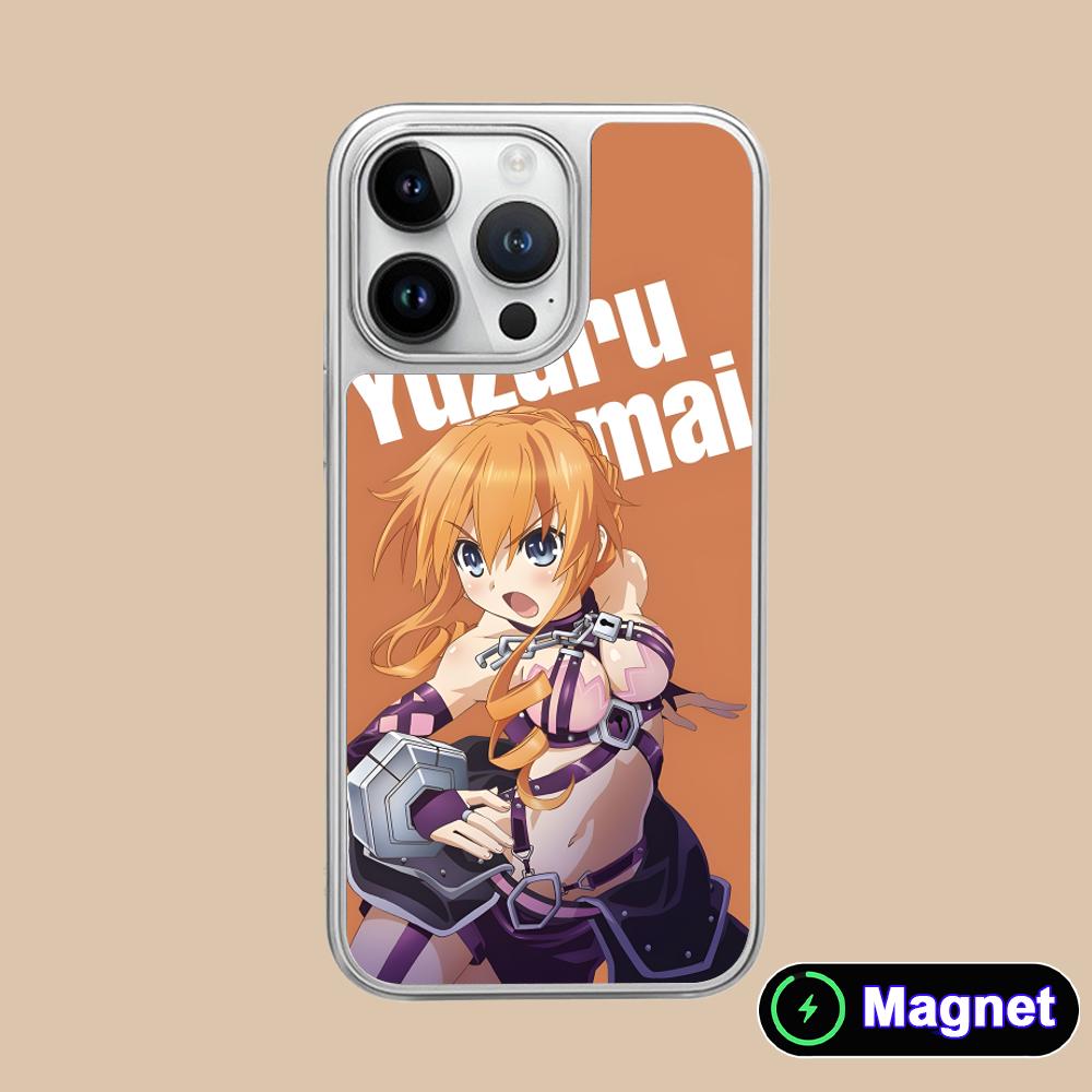 Date a Live Ямай Кагуя Покрытие серебром Чехол для мобильного телефона Magsafe для iPhone 17 16 15 14 13 12 11 Air Pro Max Plus Цветной
