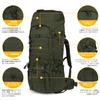 65L Большой горный альпинистский тактический военный чехол от дождя Army Green [Mardingtop] Рюкзак, Вместимость, Рюкзак, Упаковка, Рюкзак, Кемпинг,