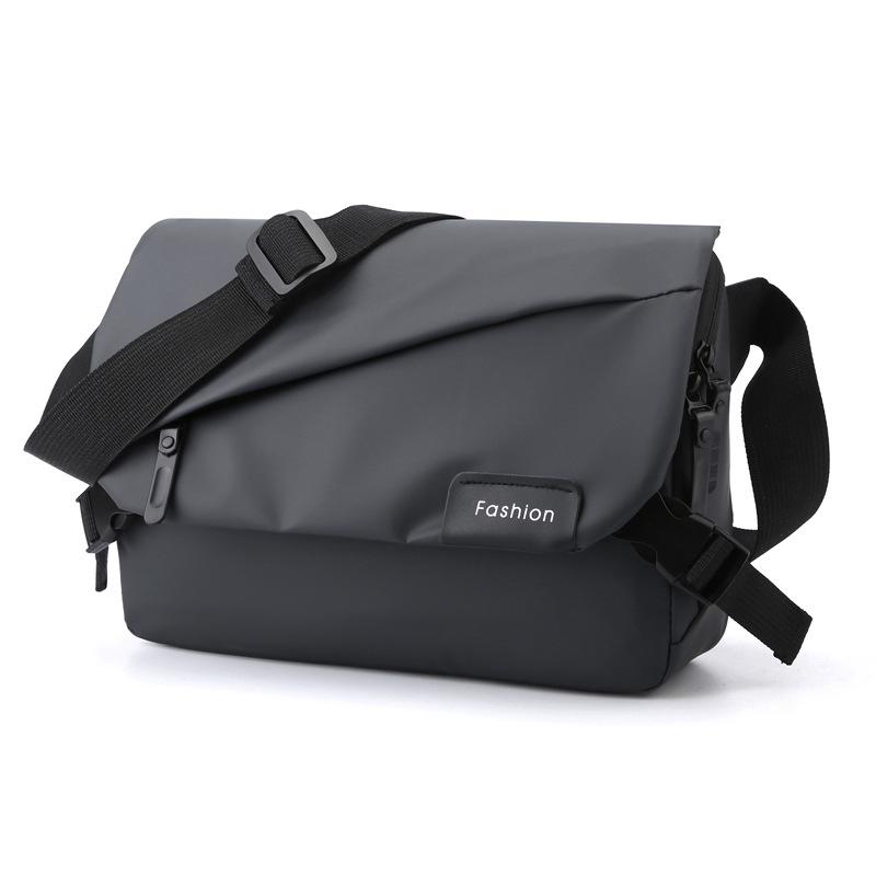 Мужская минималистичная сумка кроссбоди большой вместимости - Многофункциональная повседневная наплечная сумка-мессенджер для студентов и бизнеса