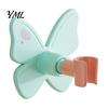 No Drill Shower Bracket Butterfly Head Holder, Wall Mounted Self-adhesive Handheld Bathroom Organizer Bracket, Universal Adjustment Waterproof