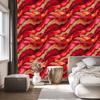 Ink Wallpaper Red, Orange, Gold and Pink 50x1000