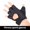 1 пара велосипедных перчаток, дышащие, впитывающие пот, противоскользящие, для мужчин и женщин, для тренажерного зала, фитнеса, силовых тренировок, перчатки на половину пальцев, защита для рук