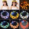 Hairband Light Up Headband Christmas Party Decoration Glowing LED Wreath Halloween Crown Flower