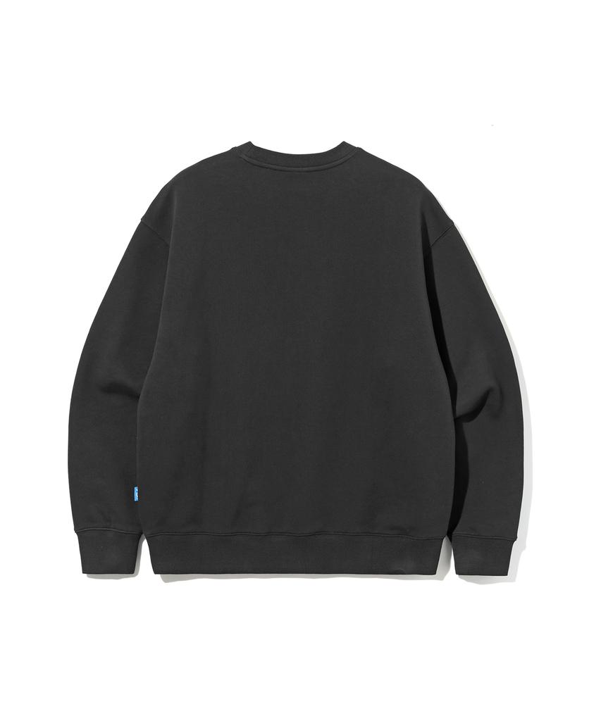 UCLA Unisex Small Logo Basic Sweatshirt [Black] (Ubrlt81)