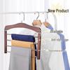 Multifunctional Solid Wood Pants and Scarf Hanger - Wardrobe Storage Solution