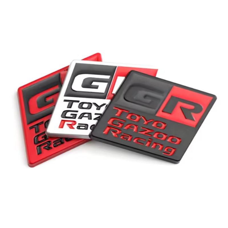 1 шт. Наклейка на автомобиль G R Значок Gazoo Racing Эмблема на решетку радиатора капота Декаль для HV YARiS GRMN G R Sport RZ RC RS Prius Harrier