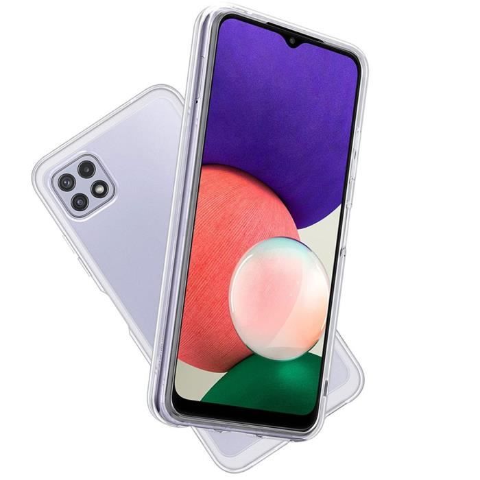 Coque - VCOMP - Samsung Galaxy A22 5G - UltraSlim - Transparent - Mini Stylet Inclus