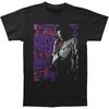 Мужская футболка Jimi Hendrix Purple Haze приталенного кроя, размер Medium, цвет черный