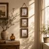6-Inch Hanging Picture Frame Rustic Style Vertical Photo Wall Family Portrait Frame  Bedroom