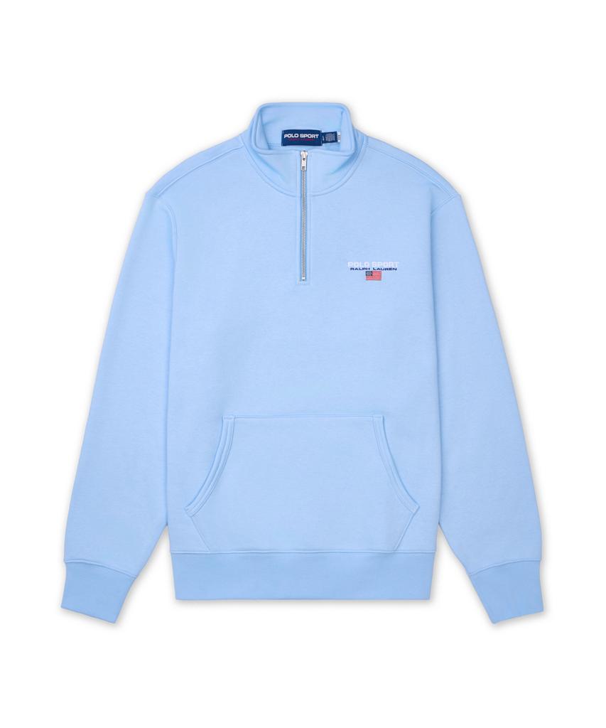 POLO RALPH LAUREN Свитшот Polo Sport из флиса с молнией на четверть - Синий