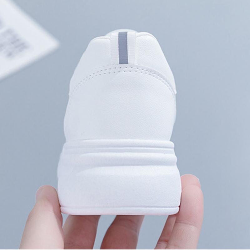 Маленькие белые туфли женские весна/лето тонкие новые сетчатые туфли женские дышащие сетчатые универсальные повседневные спортивные туфли на толстой подошве