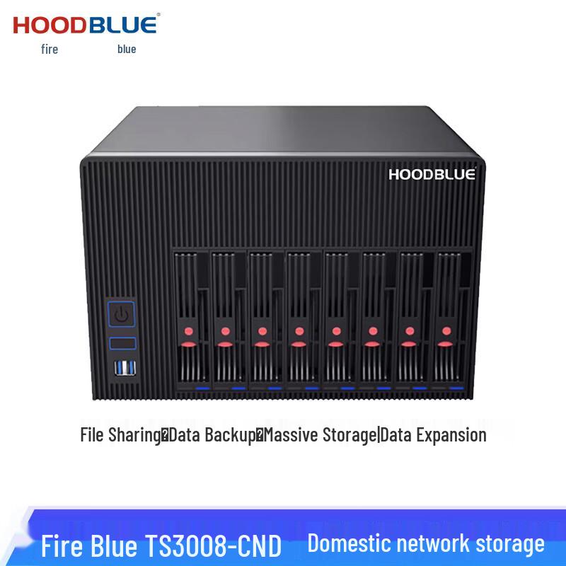 Hoodblue TS3008-CND Loongson Enterprise 8-Bay NAS Storage Server