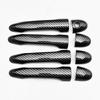For Proton Exora 2009- car door handle bowl cover,black carbon fiber cover trim 2018 2011 2012 2013 2014 2015 2016 2017