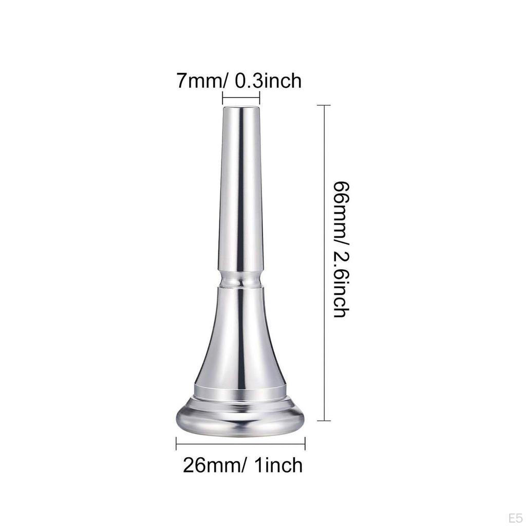 Мундштук для валторны, глубокий рот, чашка из медного сплава, легкий, практичный, для начинающих