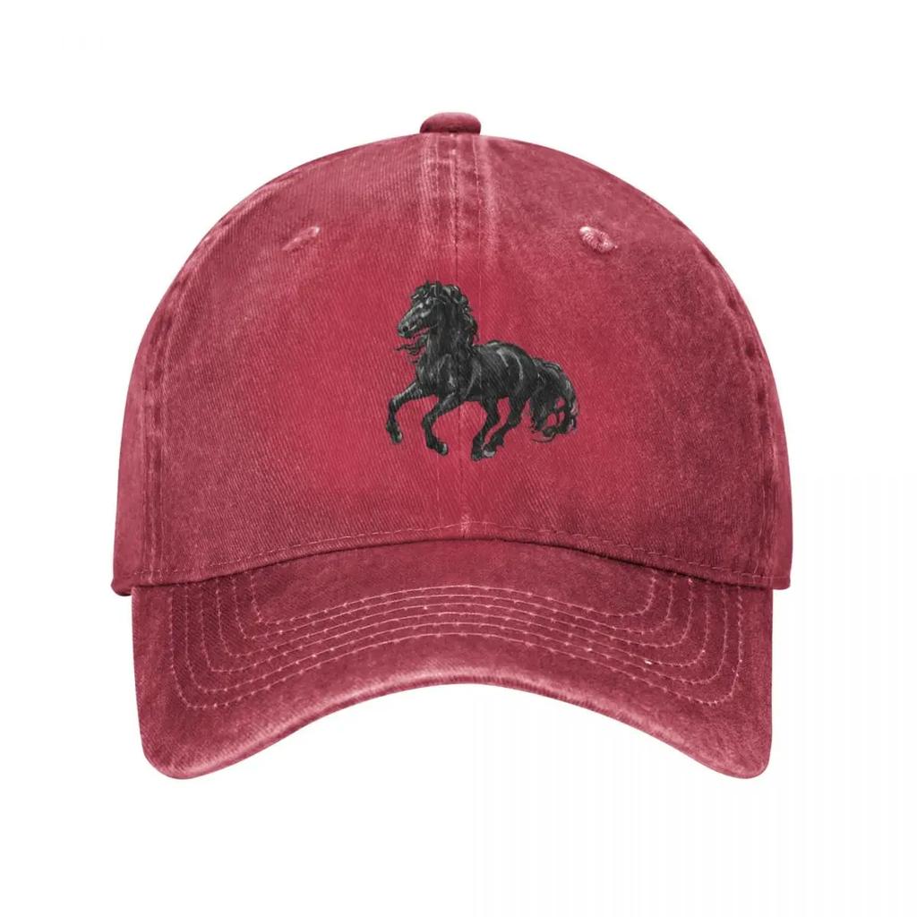 Friesian horse II Baseball Cap Unique hats fishing caps Unisex Ball Cap luxury Women cap Unisex Hats Womens