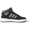 Adidas Lite Baller Mid Модный тренд Нескользящие Прочные Дышащие Высокие кеды Мужские кроссовки Черно-серые JS3445
