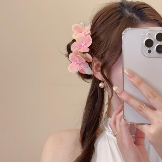 Заколка-бабочка для волос Цветок и бабочка Заколка для волос Гавайские цветочные аксессуары для волос для пляжа, свидания, вечеринки, улицы