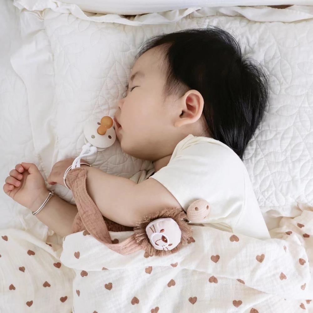 Мультяшный держатель для пустышки, клипсы-держатели для соски против потери, милая детская тканевая цепочка для пустышки, дети