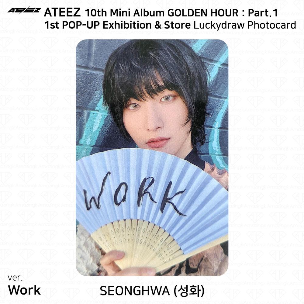 ATEEZ Золотой час Часть 1 Soundwave POP-UP Lucky Draw Фотокарточка