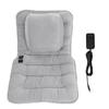 Winter Heated Seat Cushion 12V Graphene Heated Seat Cover for Office Chair Grey