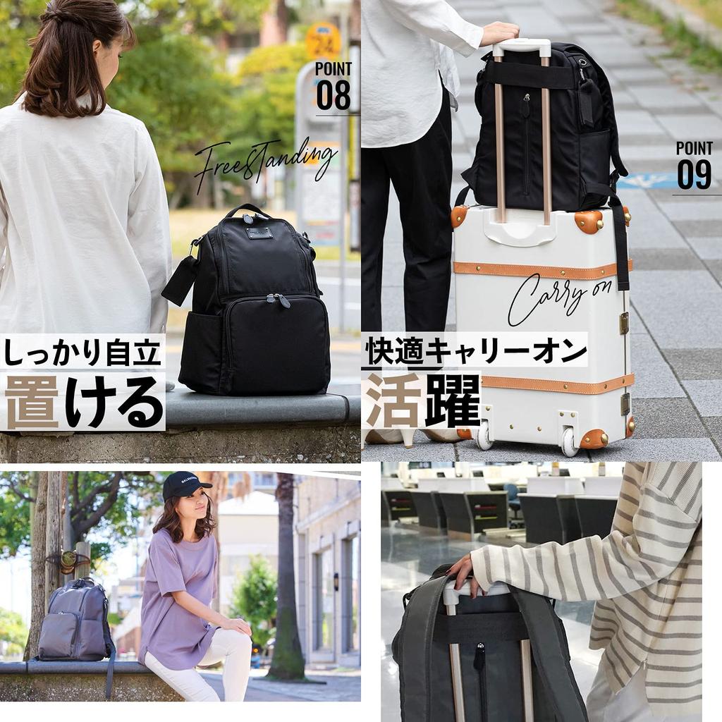 Sweet Mommy Bag 20L Backpack Water Repellent Can be taken off while wearing a baby carrier Stroller hook included Thermal insulation and cold storage