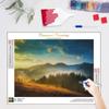 DIY Diamond Painting Landscape Diamond Embroidery Mountain Full Round Diamond Decoration Home 30x40cm/12x16inch