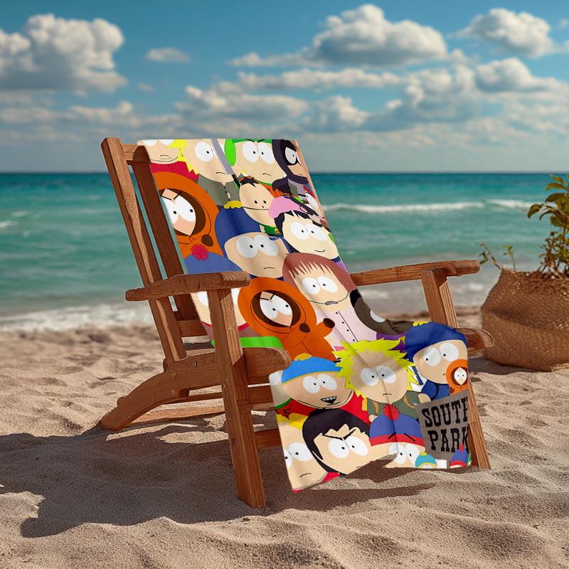 South Park Fashion Beach Towel: Ideal for Summer Adventures Soft, absorbent and quick drying suitable for swimming and bathing