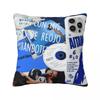 Singer Aitanaed Pillowcase Printed Polyester Cushion Cover Decorative Pillow Case Cover Home Zipper 45*45Cm
